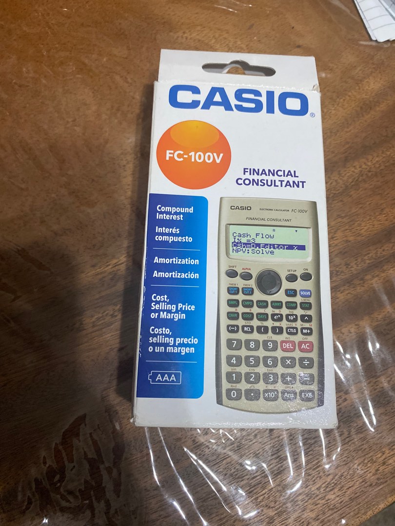 Casio calculator FC 100V Hobbies Toys Stationery Craft