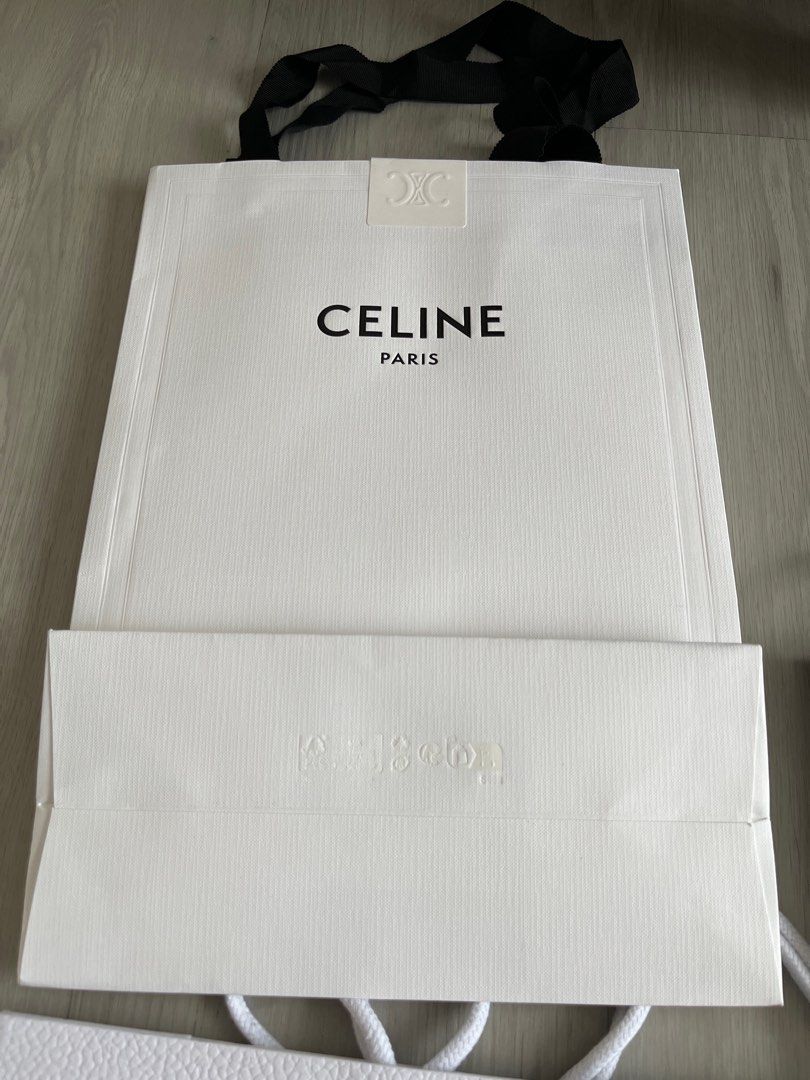 Celine, Bags, Celine Shopping Paper Bag Small 35x975x45