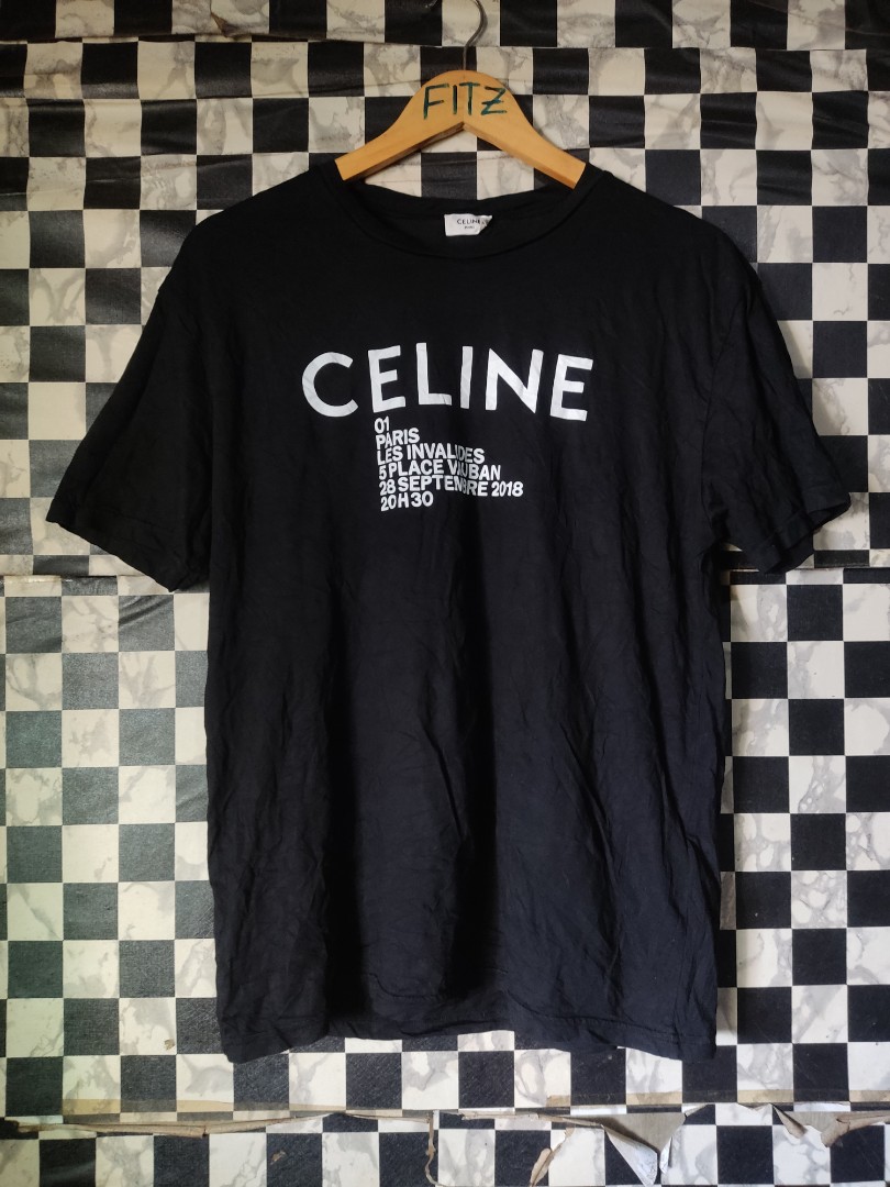 Celine Shirt, Luxury, Apparel on Carousell