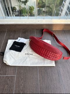 Celine Small Drawstring Bag in Triomphe Canvas, Luxury, Bags & Wallets on  Carousell