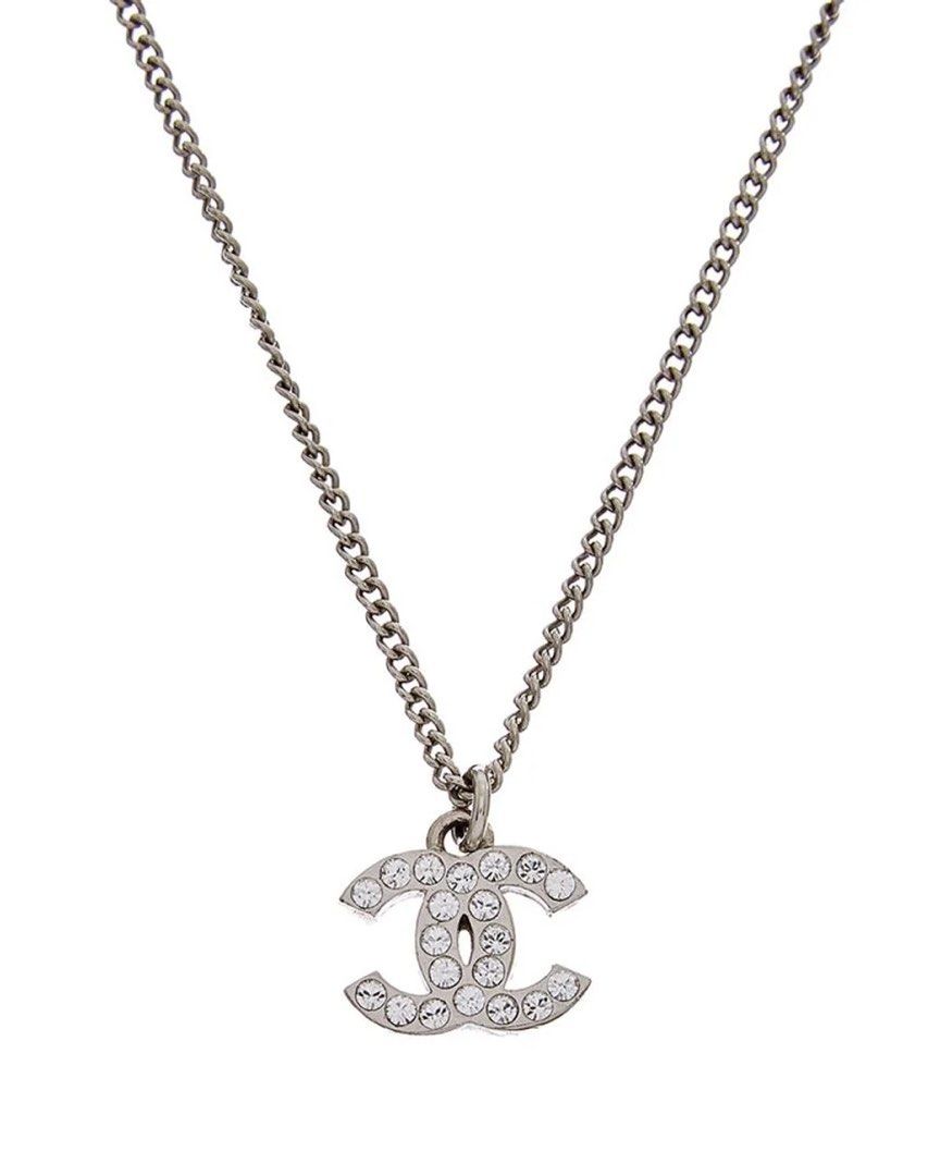 Cc necklace chanel shop