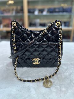 CHANEL 23P Small Chain Around Crescent Hobo *New - Timeless Luxuries