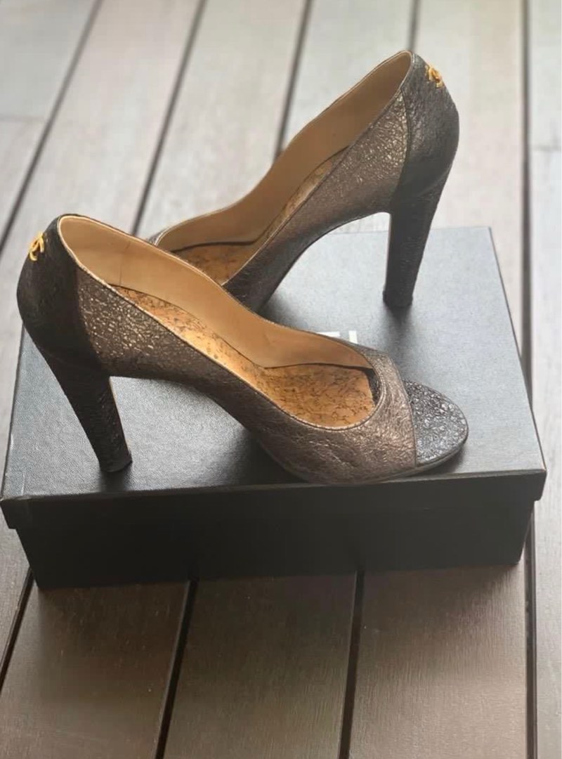 Chanel peep toe new arrivals