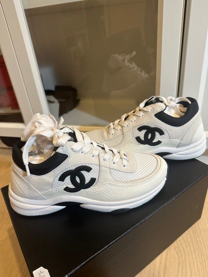 Chanel top sneakers femme