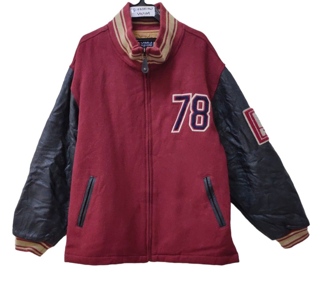 Chaps ralph lauren leather jacket online