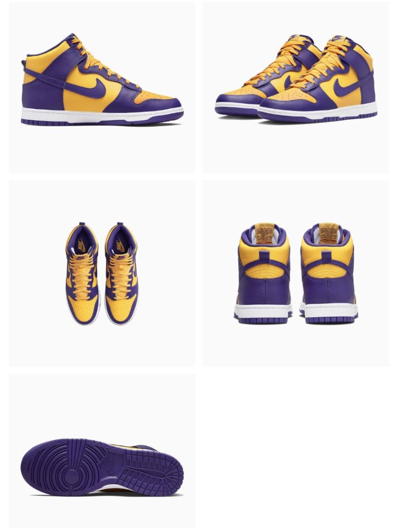 Buy Dunk High 'Lakers' - DD1399 500 - Purple