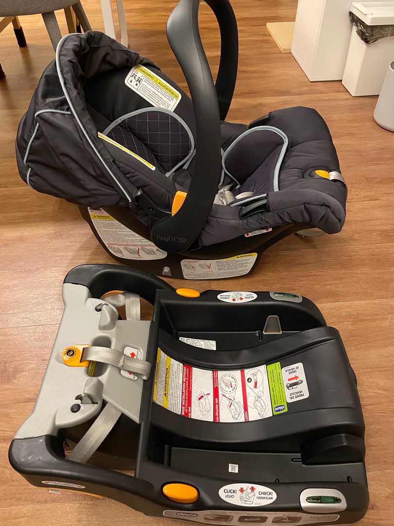 Chicco Keyfit 30 car seat (Blue), Babies & Kids, Going Out, Car Seats