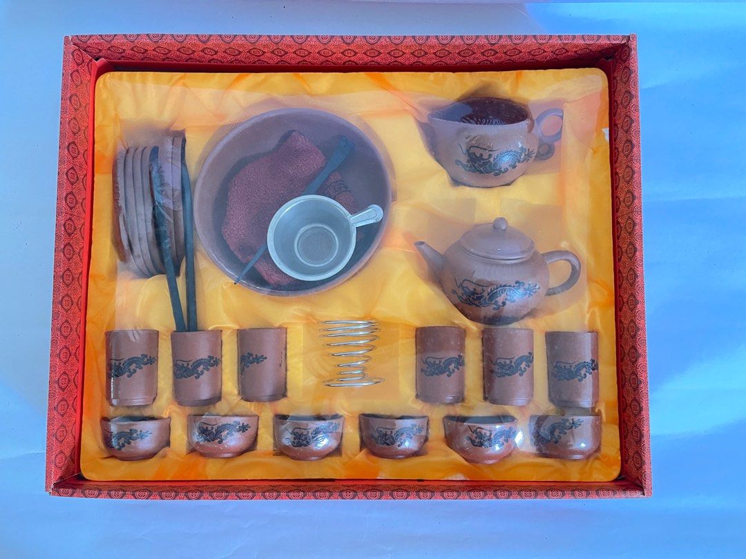 Proper Chinese Tea Set Chinese Tea sets, Furniture & Home Living, Kitchenware & Tableware ...