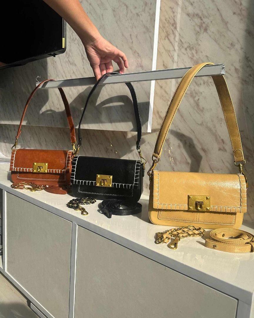 C&K Stitch-Trim Top Handle Bag (Category: Luxury Bags & Wallets) located in Marikina City. Submitted by jr_hae (Listing ID 1260053445, Image 3). Description: C&K Stitch-Trim Top Handle Bag PRICE: Php 3,500 each + SF Size: D:4cm W:21cm H: 11cm Orig Mpo and Brandnew • PAYMENT METHOD: - GCASH / BDO Bank Transfer DM or TEXT@ 0960 396 5996; 0918 303 1725.