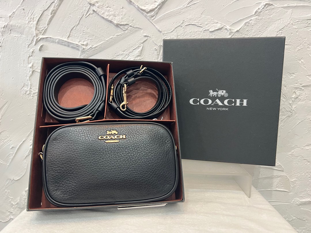 Coach 2 top way belt bag