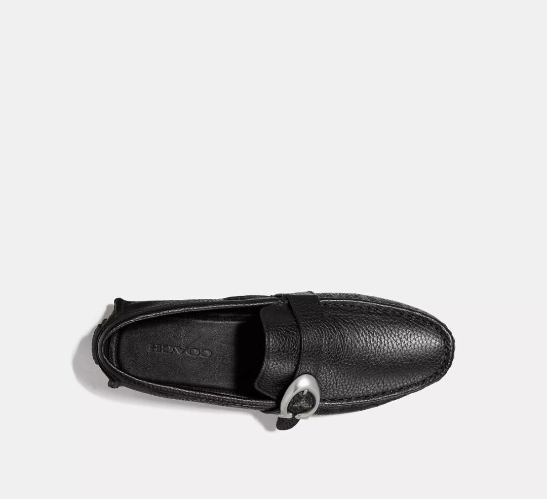 Coach signature buckle loafer hot sale