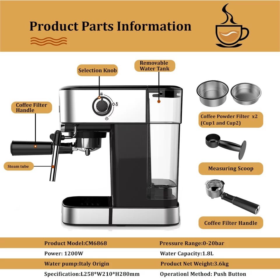 Coffee Machine Electric Espresso Grinder TV Home Appliances