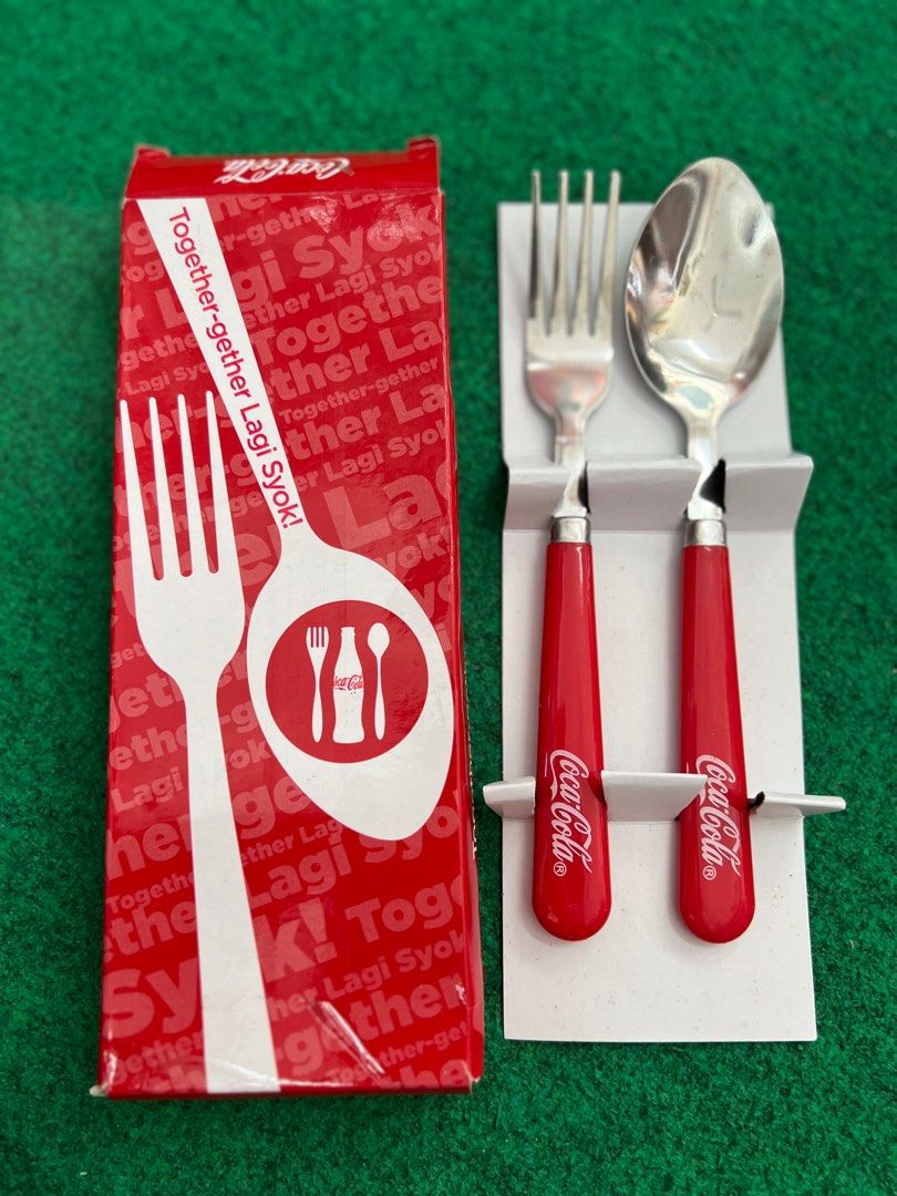 Coke Limited Edition SPOON and FORK Set Malaysia, Hobbies & Toys, Collectibles & Memorabilia