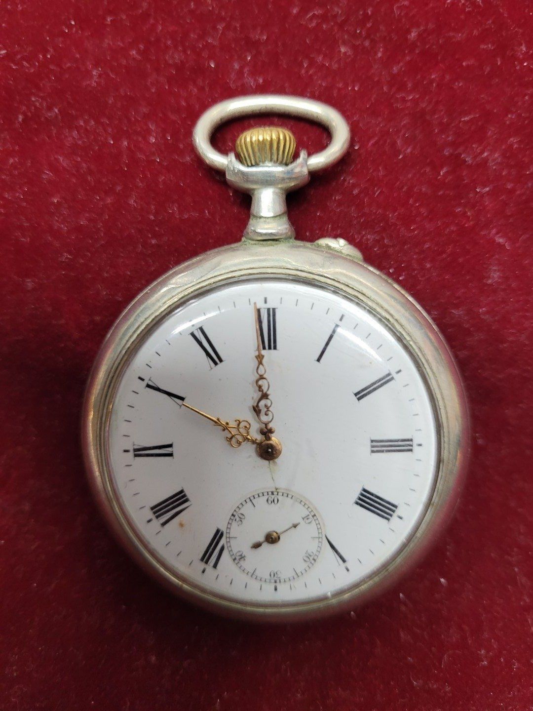 Extremely Rare English Fusse Pocket Watch Cylinder Escapement Christmas Promotion