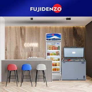COMMERCIAL FUJIDENZO SHOWCASE CHILLER WITH WARANTY AND RECIEPT