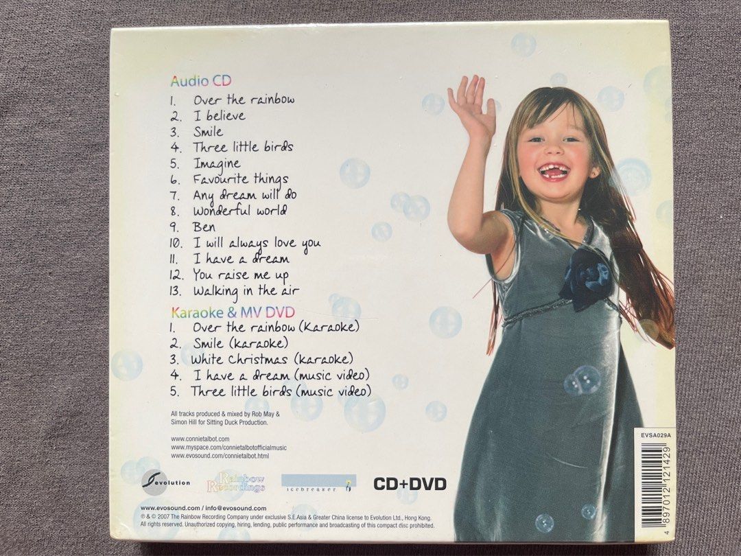 Over the Rainbow by Connie Talbot, CD