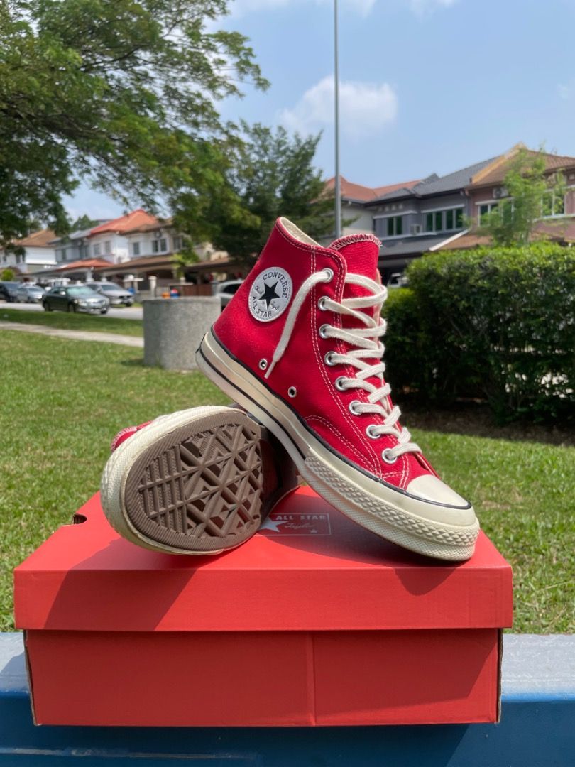 Converse 70 s Enamel Red Men s Fashion Footwear Casual shoes on