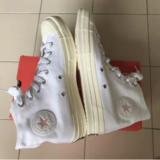 White converse cheap high tops sale