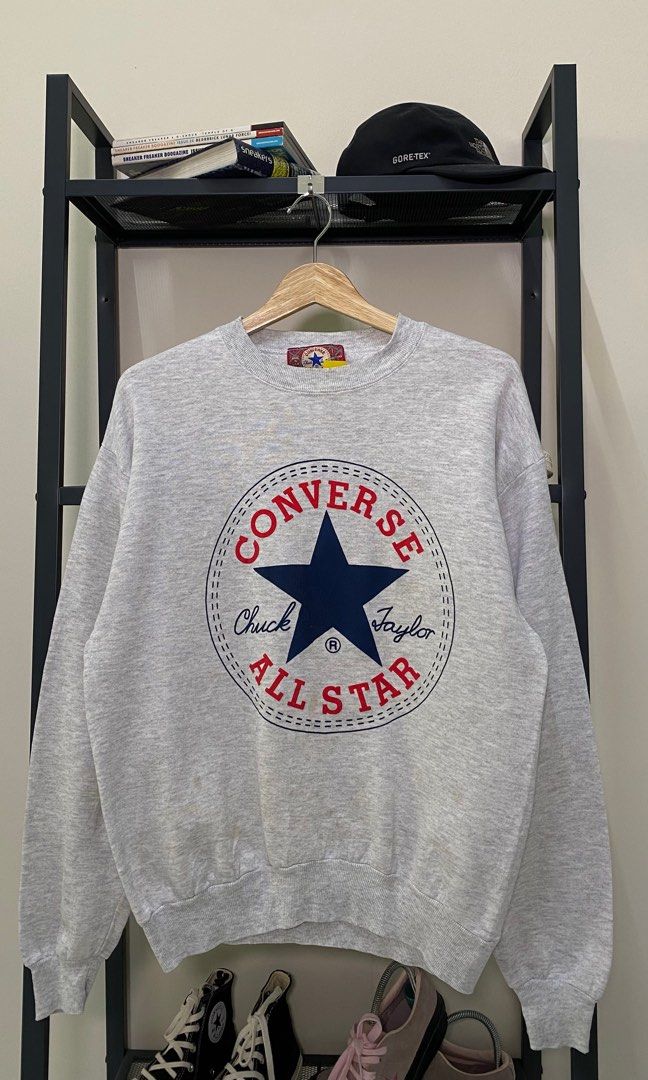 Vintage Converse Sweatshirt Men s Fashion Tops Sets Hoodies