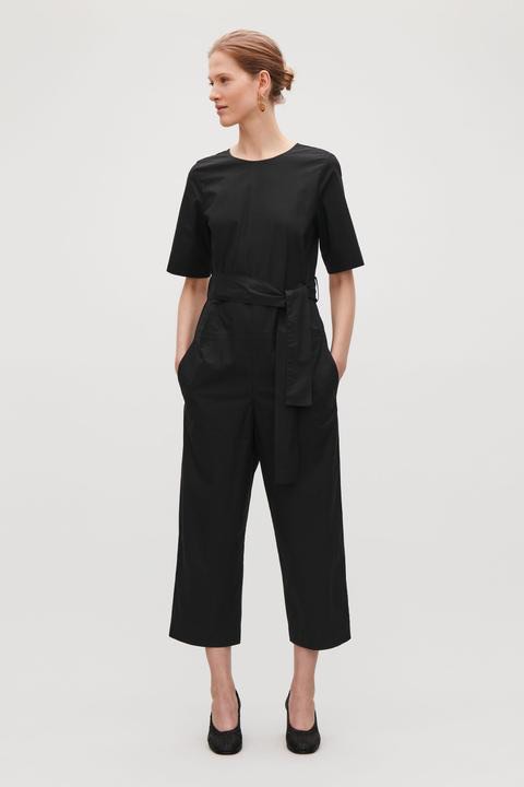 Cos black jumpsuit discount