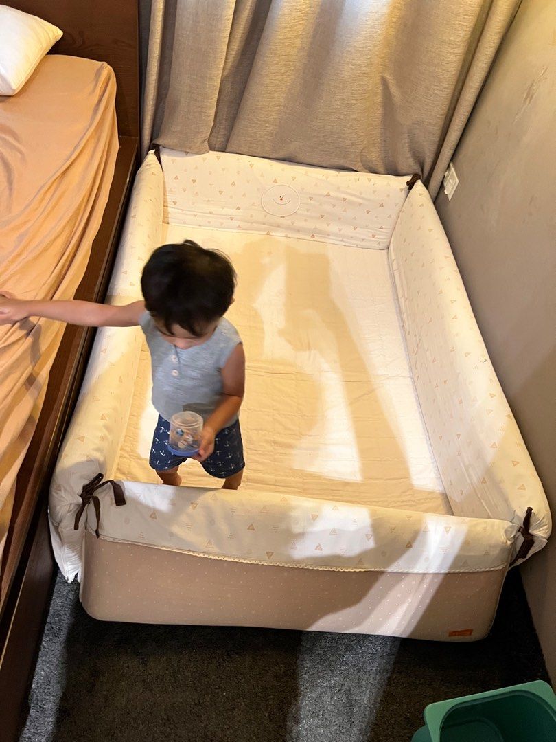 Creamhaus bumper bed, Babies & Kids, Baby Nursery & Kids Furniture