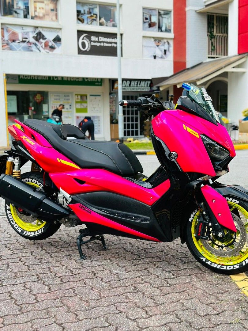 Custom Coverset For Yamaha Aerox , Nmax V2 And Xmax V1 and V2 (All other Scooters As Well) (Category: Motorcycle Accessories) located in Singapore. Submitted by drhelmetsg (Listing ID 1260099883, Image 2). Description: You can choose your own colour from aikka catalogue and let us know. Do drop us a msg and we will send the Aikka Catalogue. For Qualilty check , you can drop by our shop to see the and feel the coverset. Payment Paynow/Cash/Creditc