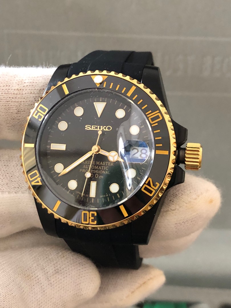 Custom Watch Seiko Mod, Men's Fashion, Watches & Accessories, Watches ...