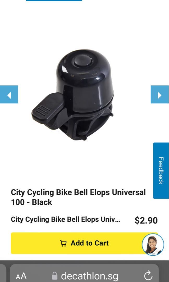 Decathlon bike bell x2