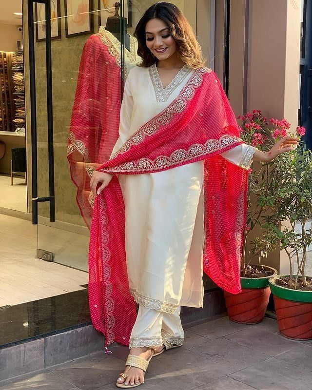 White salwar suit best sale collection