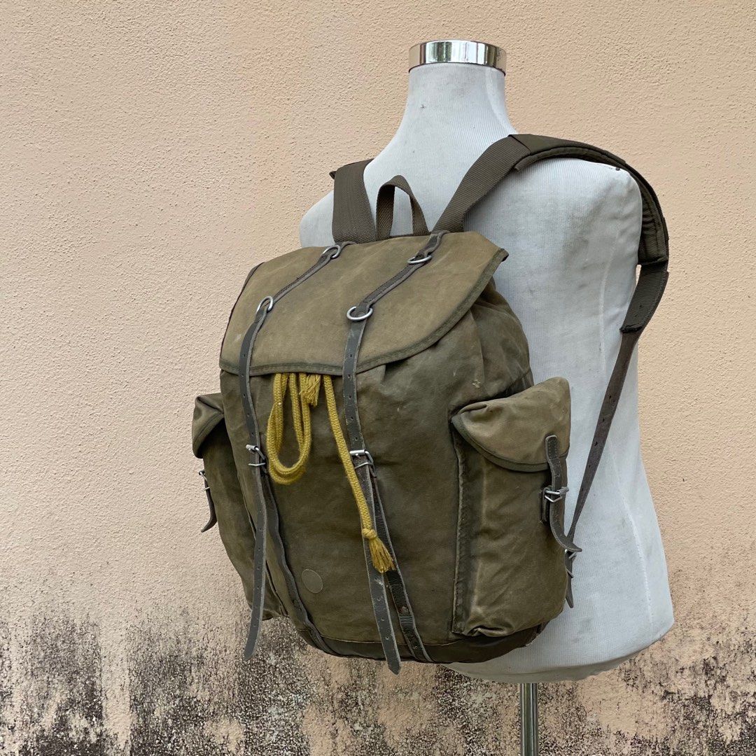 Deuter Augsberg Military Canvas Backpack Men s Fashion Bags
