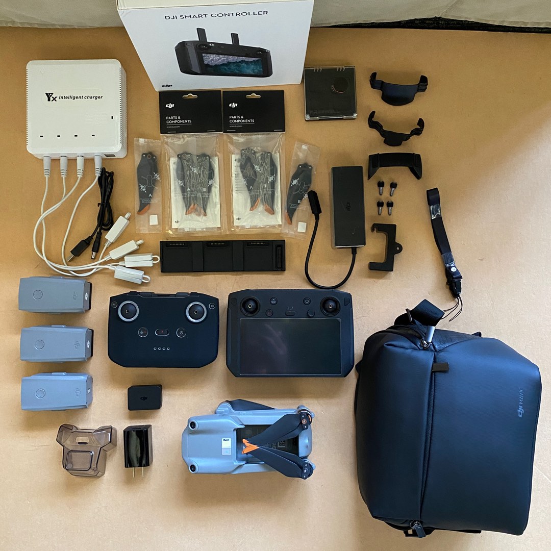 DJI Air 2S Fly More Combo + DJI Smart Controller Pro Bundle - 4K Drone