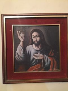 DMVs - Vintage Jesus Painting