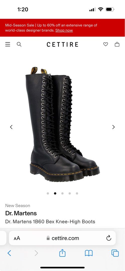 Doc martens cheap thigh high boots