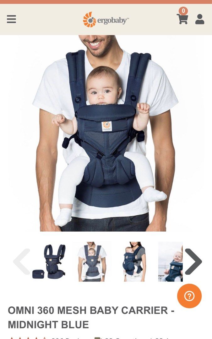 Ergo Omni 360 Cool Air Mesh Type Carrier Babies Kids Going Out