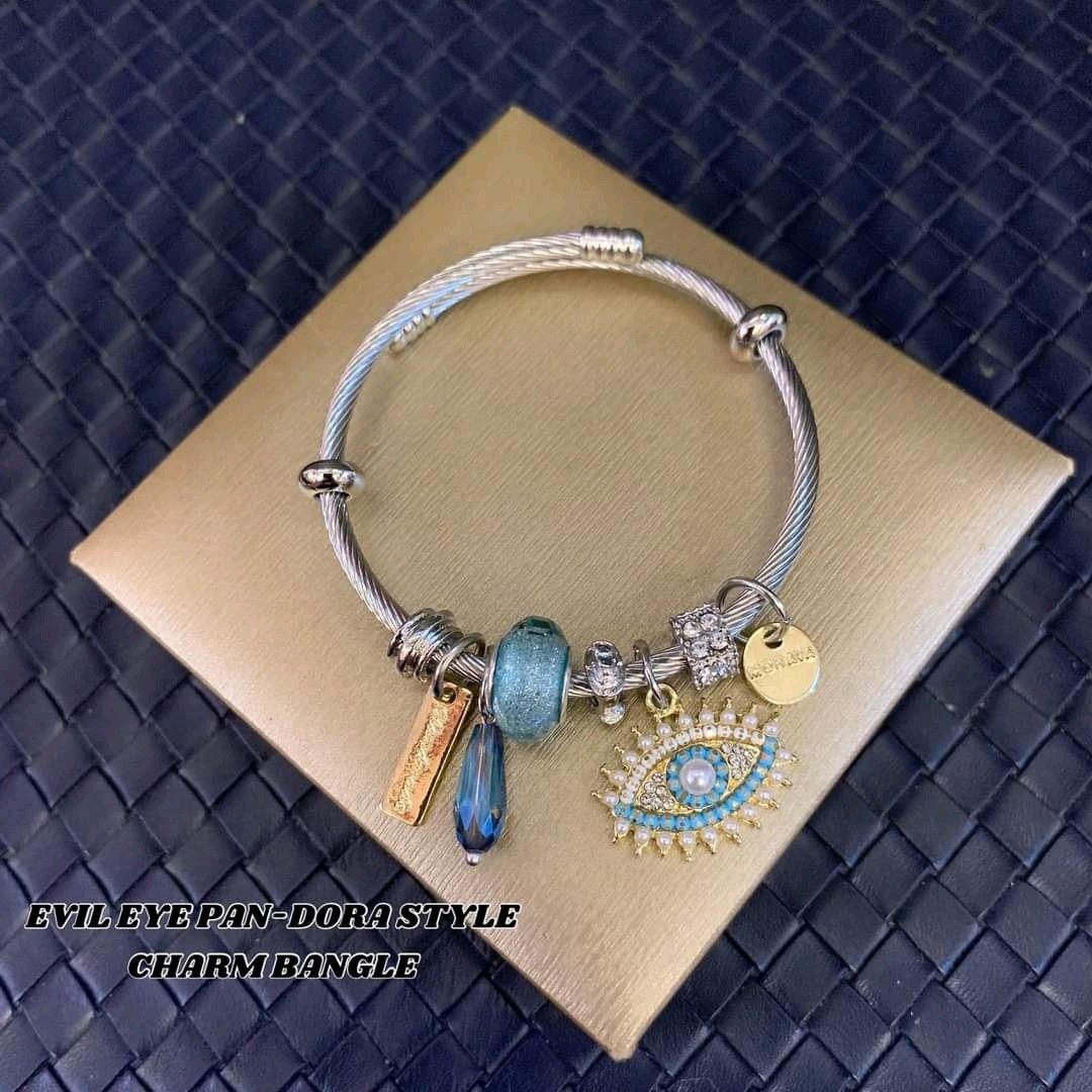Buy VIEN Blue Beads Evil Eyes Bracelet Hamsa Hand of Fatima Lucky Charm  Bracelet Online at Best Prices in India - JioMart.