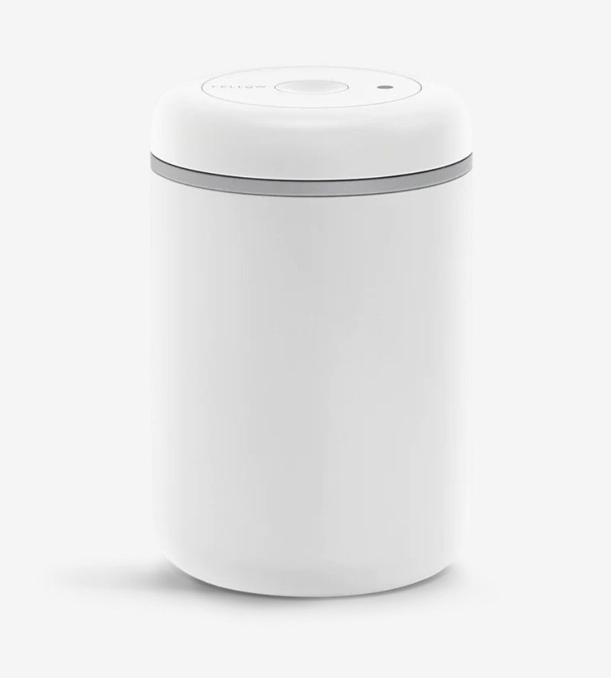 Fellow Atmos Vacuum Canister 1.2L Matte White, Furniture & Home Living