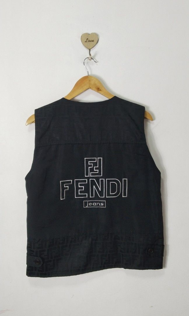 Fendi Monogram Vest not Dior Gucci Prada