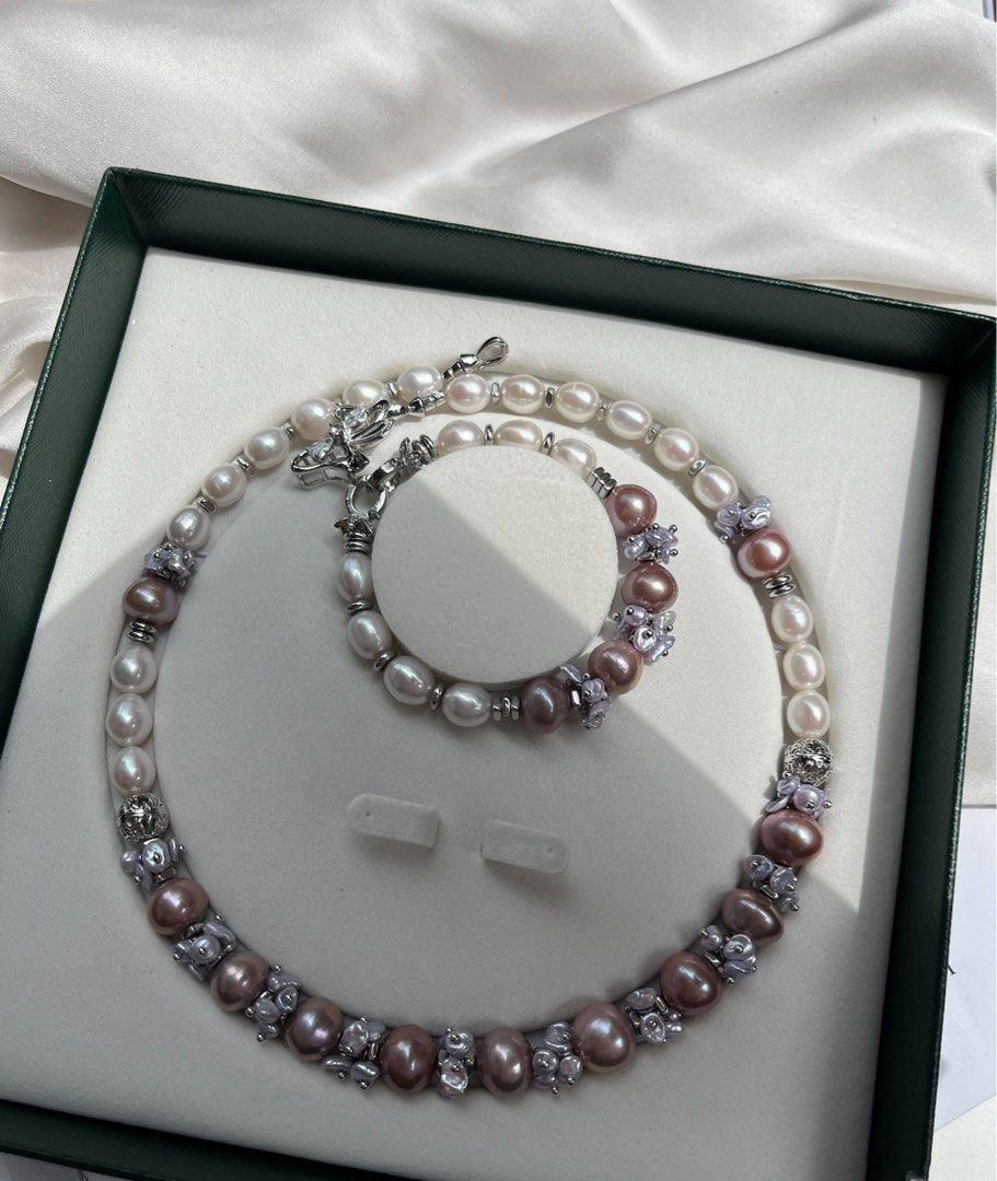 Pearl necklace hot sale with ufo