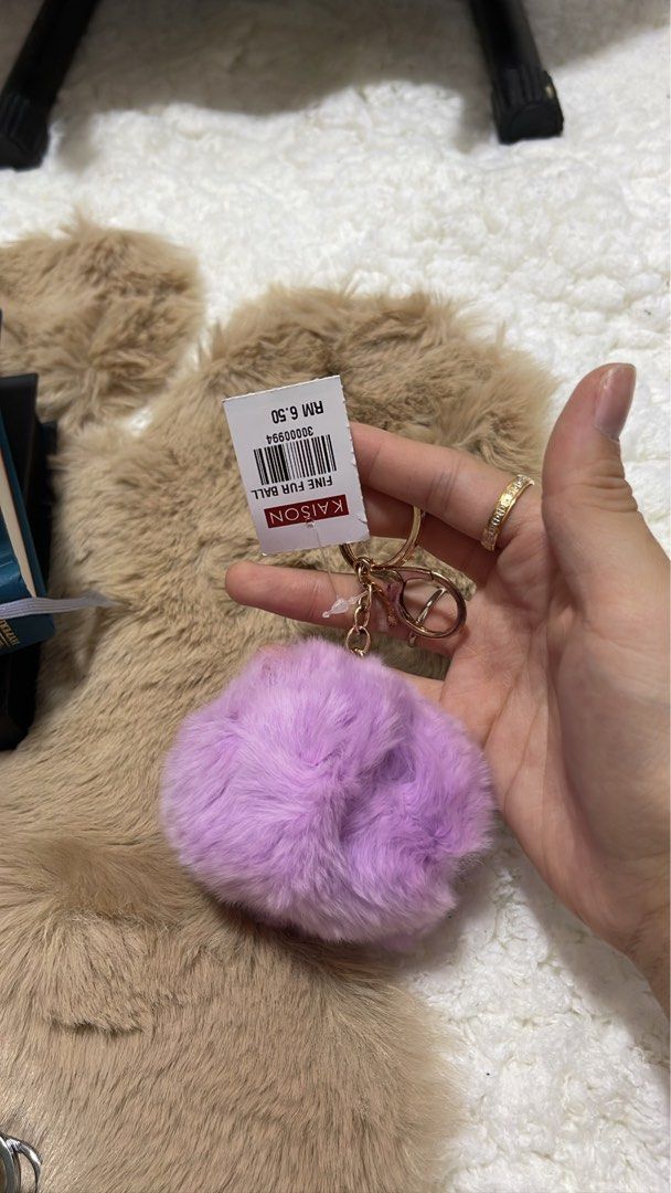 Puff ball new arrivals for keychain