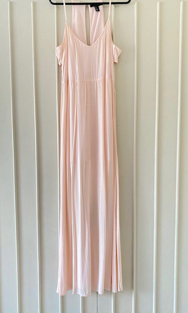 Forever 21 Blush Pink Maxi Dress Women s Fashion Dresses Sets