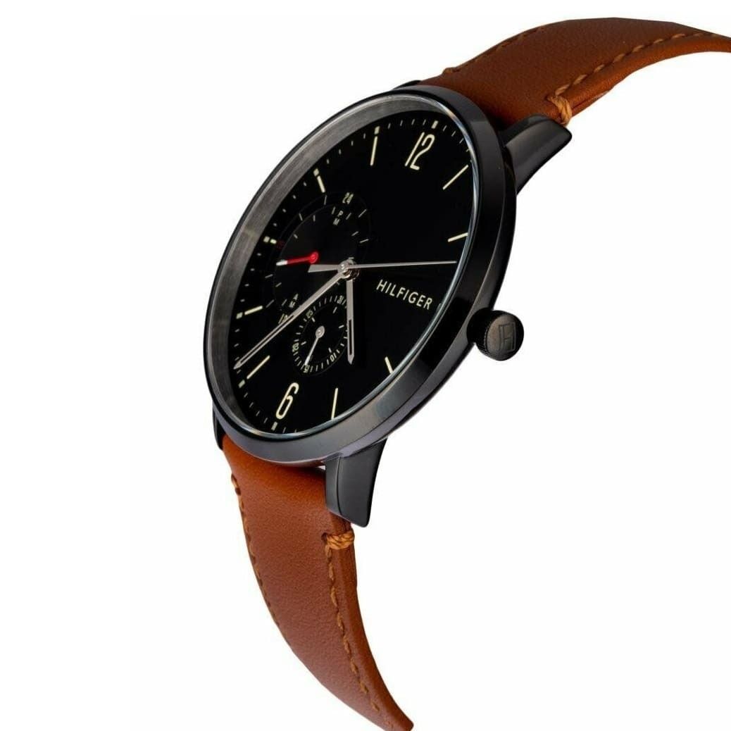 Free Shipping Tommy Hilfiger Leather Men s Watch Brooklyn