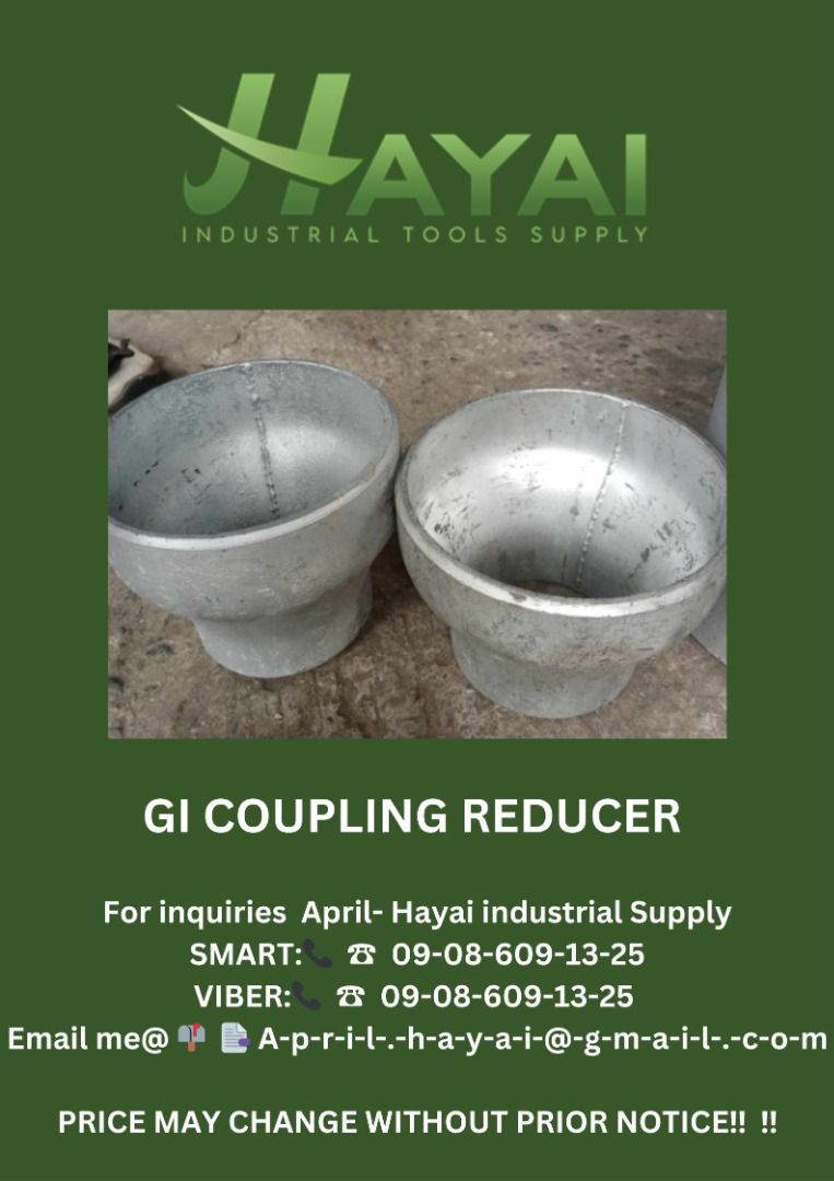 GI coupling reducer, Commercial & Industrial, Construction Tools ...