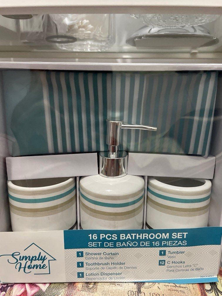 Gift set 16 pcs bathroom set (Category: Bathtub & Bath Accessories) located in Marikina City. Submitted by myprelovedcollectibles (Listing ID 1258855940, Image 3). Description: .