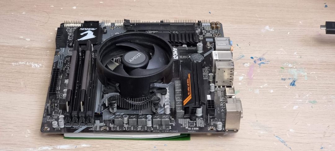 Gigabyte B450 Aorus M Ryzen 5 3600 16GB 8 8 3200 Mhz RAM SuperFlower PSU 500W