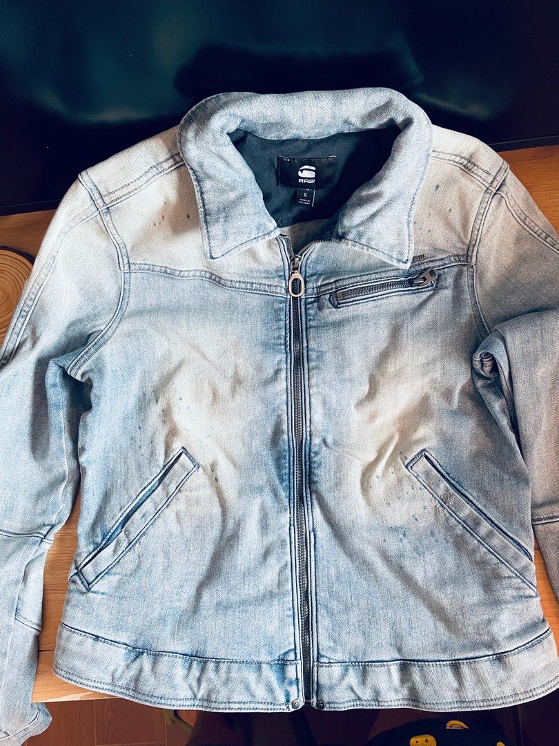 G Star 5621 slim denim jacket moto inspired vintage style