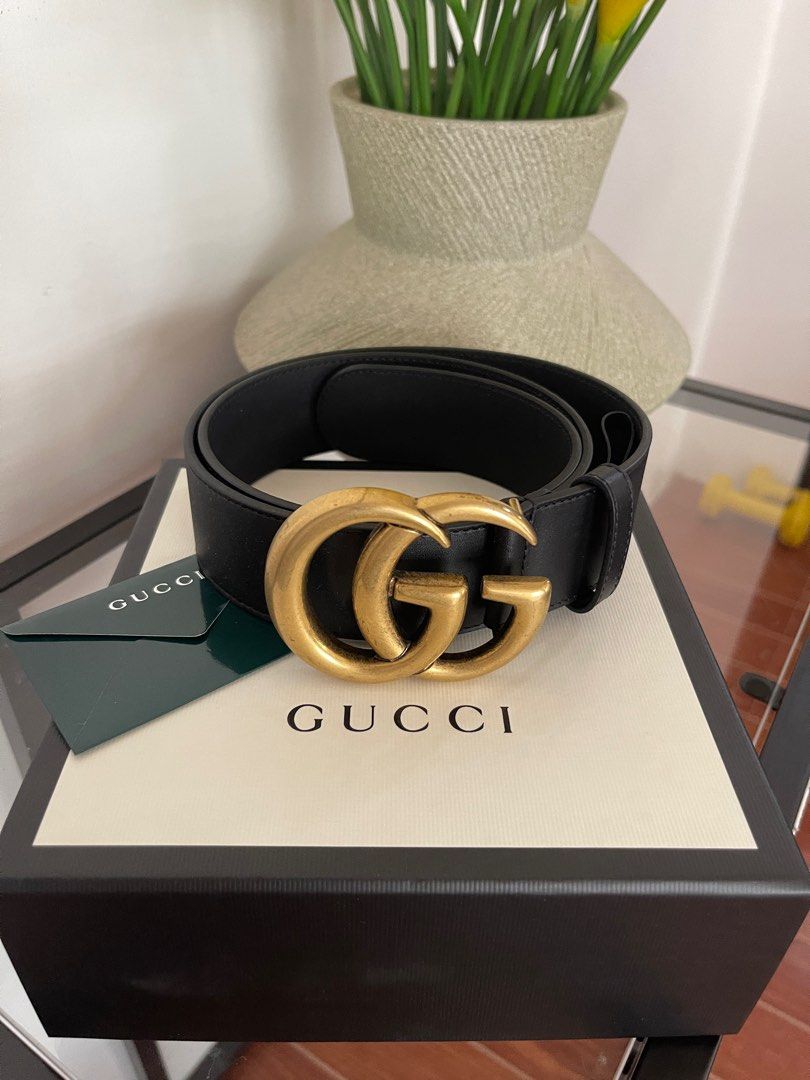 Gucci double gg belt shop