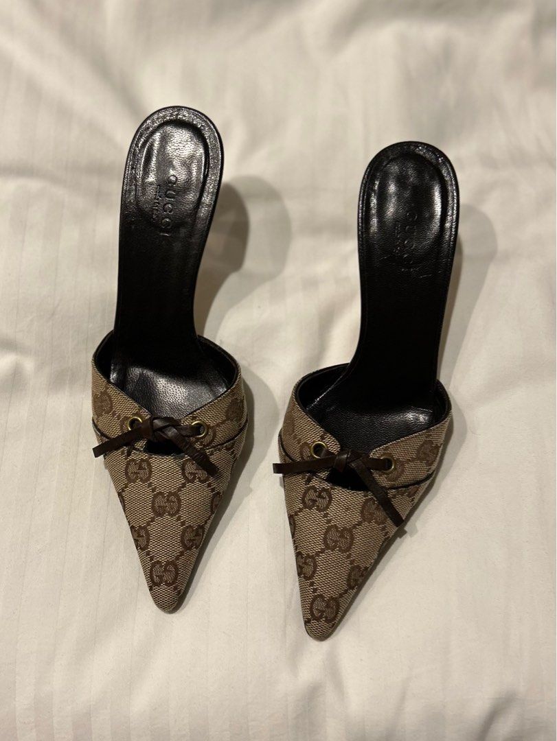 Gucci Kitten Heels Women s Fashion Footwear Heels on Carousell