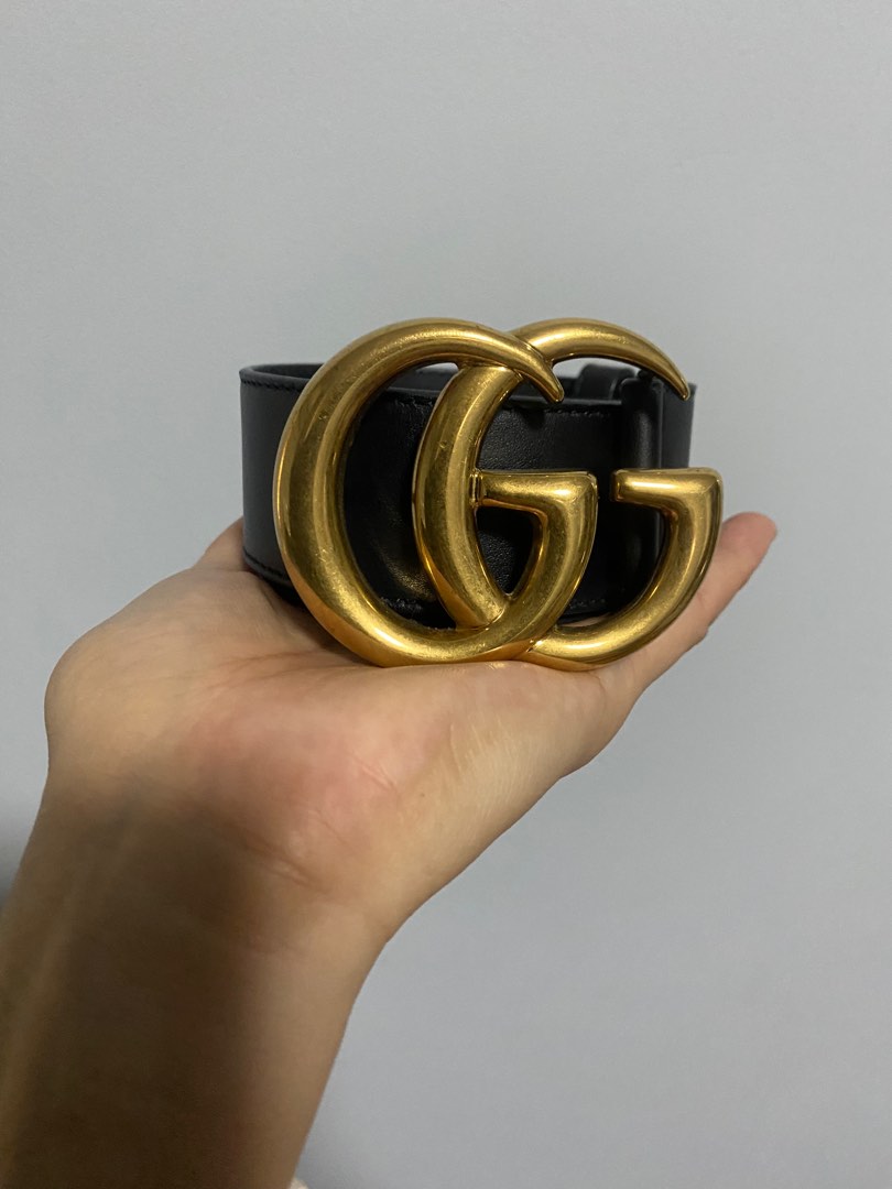 Gold store gucci belt
