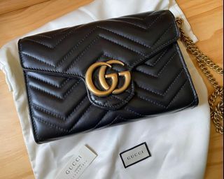 GUCCI MARMONT DUSTY PINK 22CM, Luxury, Bags & Wallets on Carousell