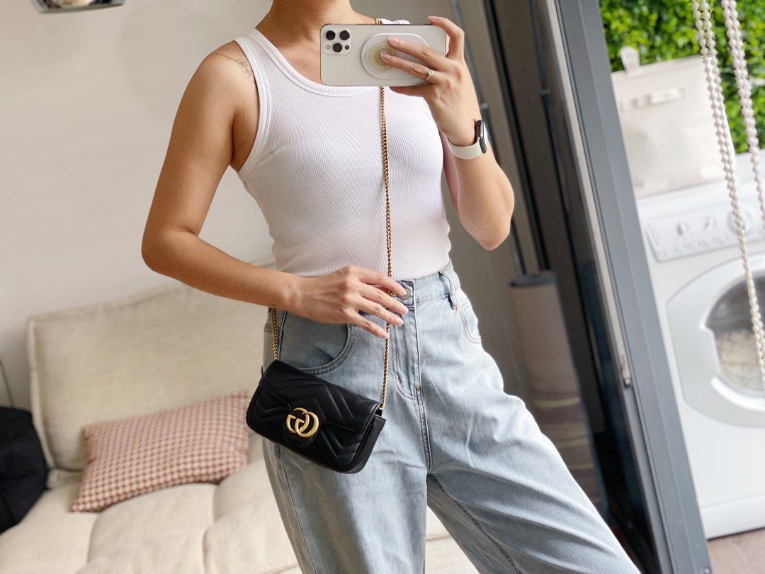 Gucci marmont mini cheap crossbody bag